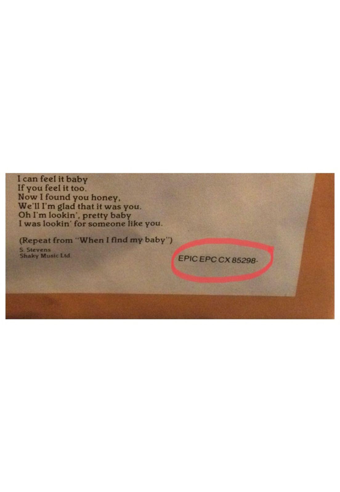 SHAKIN STEVENS - SHAKY | VINILO USADO-5