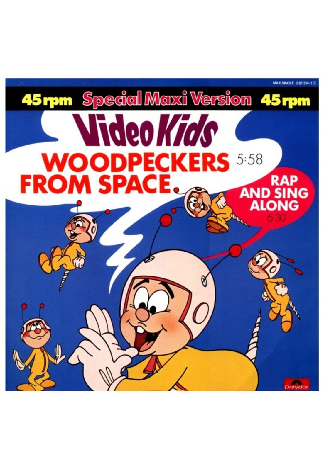 VIDEO KIDS - WOODPECKERS FROM SPACE | 12" MAXI SINGLE VINILO USADO-0