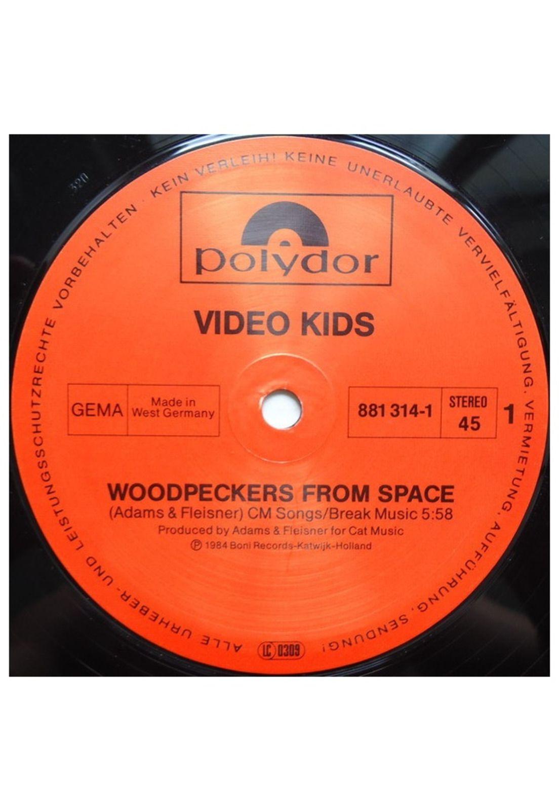 VIDEO KIDS - WOODPECKERS FROM SPACE | 12" MAXI SINGLE VINILO USADO-1