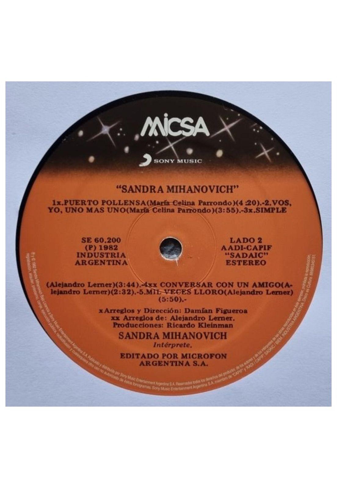 SANDRA MIHANOVICH - PUERTO POLLENSA | VINILO-5