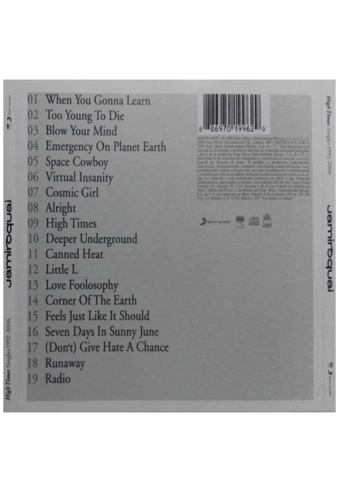 JAMIROQUAI - HIGH TIMES SINGLES 92-00 | CD-5