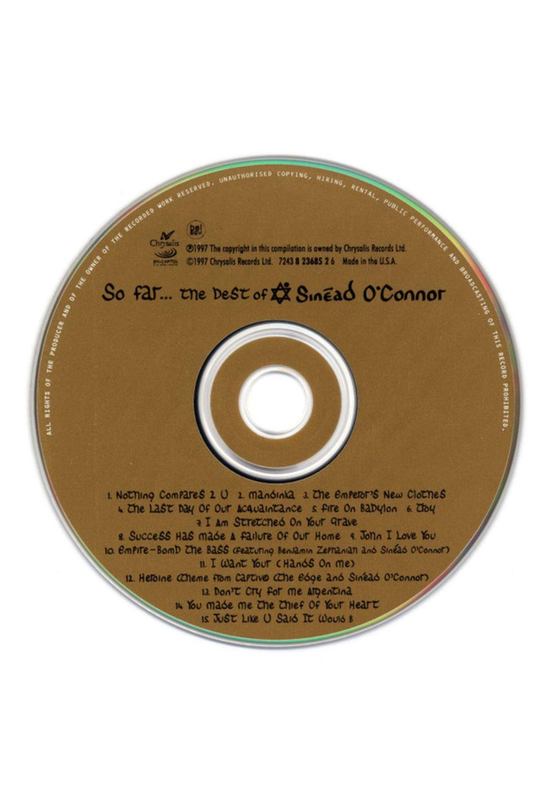SINEAD O'CONNOR - SO FAR: THE BEST OF | CD USADO-2
