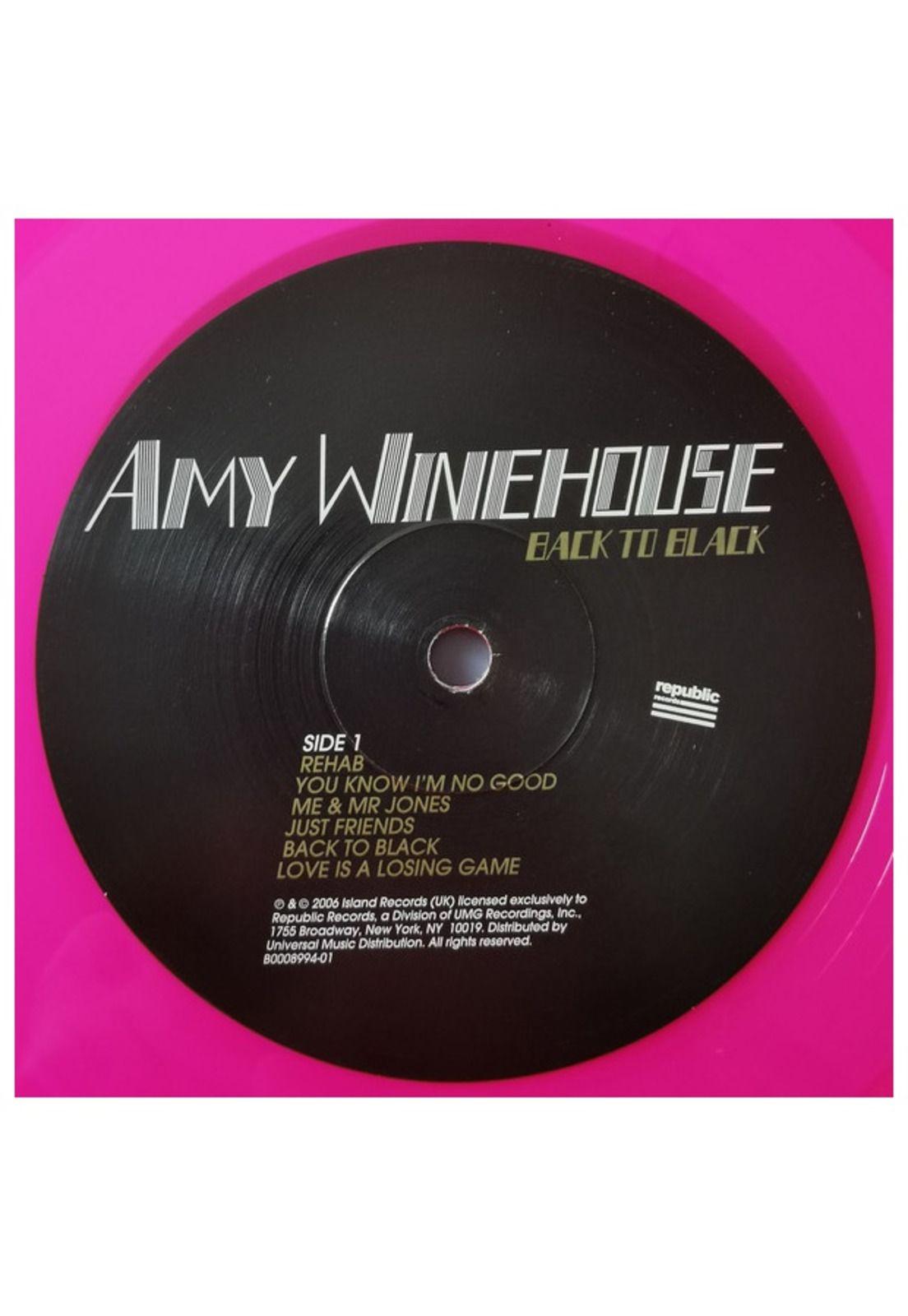 AMY WINEHOUSE - BACK TO BLACK (EXCLUSIVE LTD EDITION) (PINK VINYL) | VINILO-4