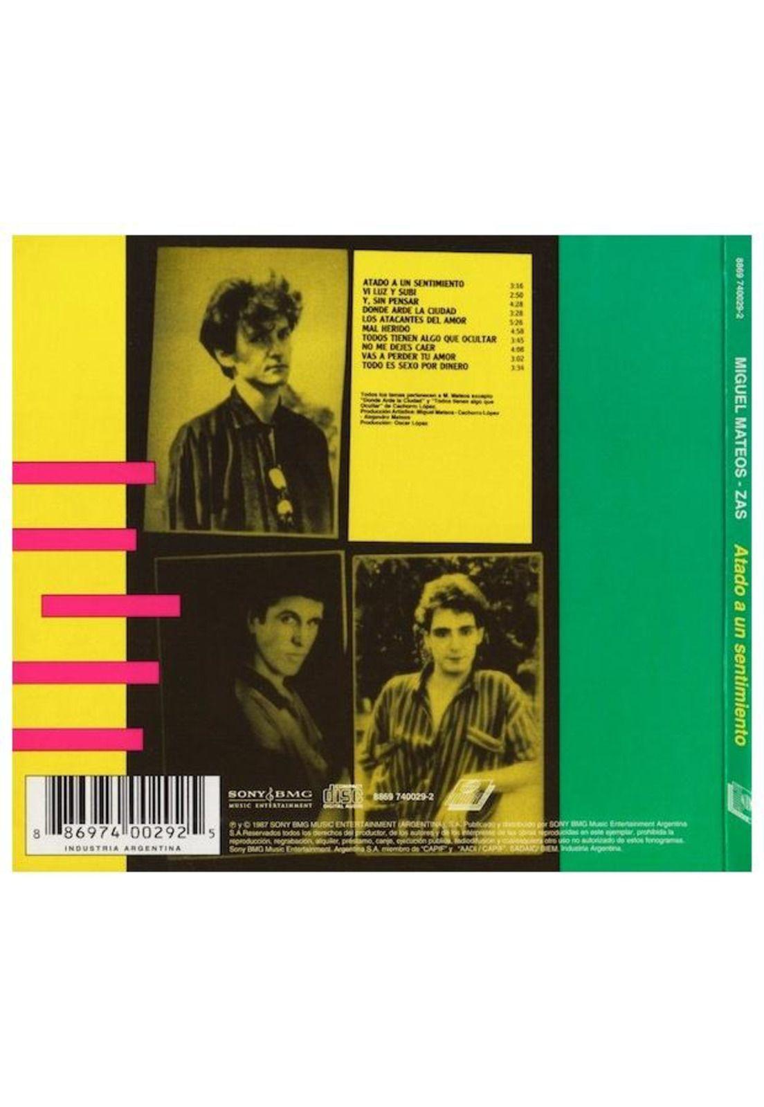 MIGUEL MATEOS - ATADO A UN SENTIMIENTO (DIGIPACK) | CD-1