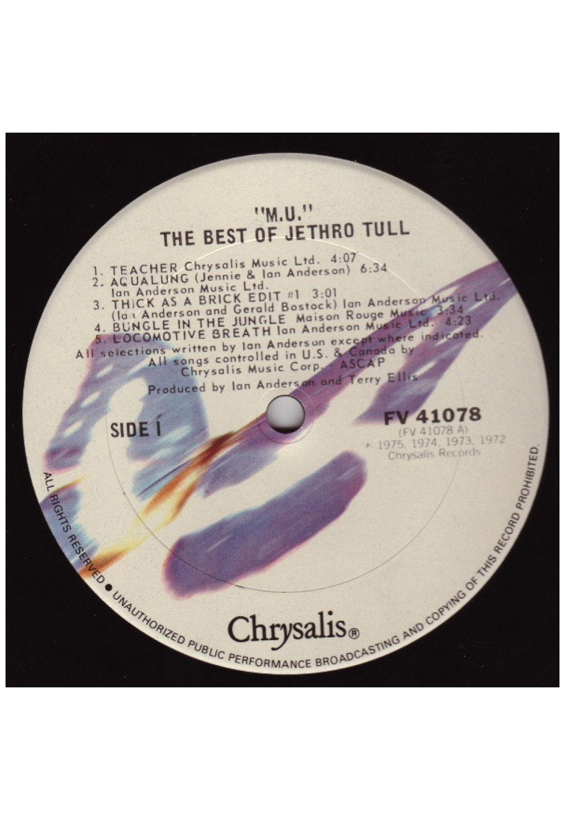 JETHRO TULL - "M.U.": THE BEST OF  | VINILO USADO-2