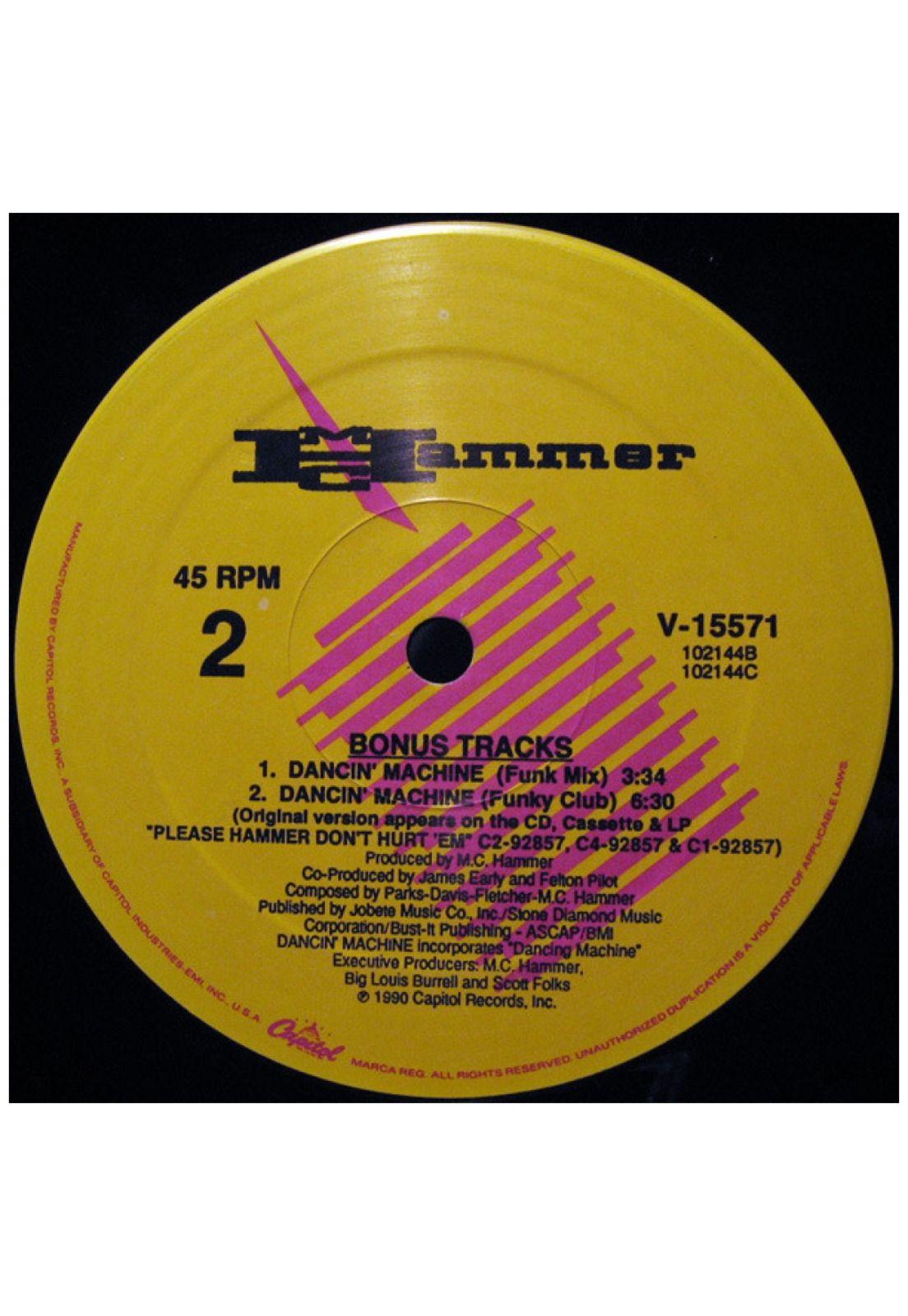 MC HAMMER - U CAN'T TOUCH THIS | 12" MAXI SINGLE VINILO USADO-3