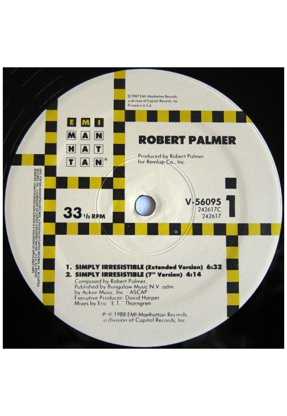 ROBERT PALMER - SIMPLY IRRESISTIBLE | 12" MAXI SINGLE VINILO USADO-2