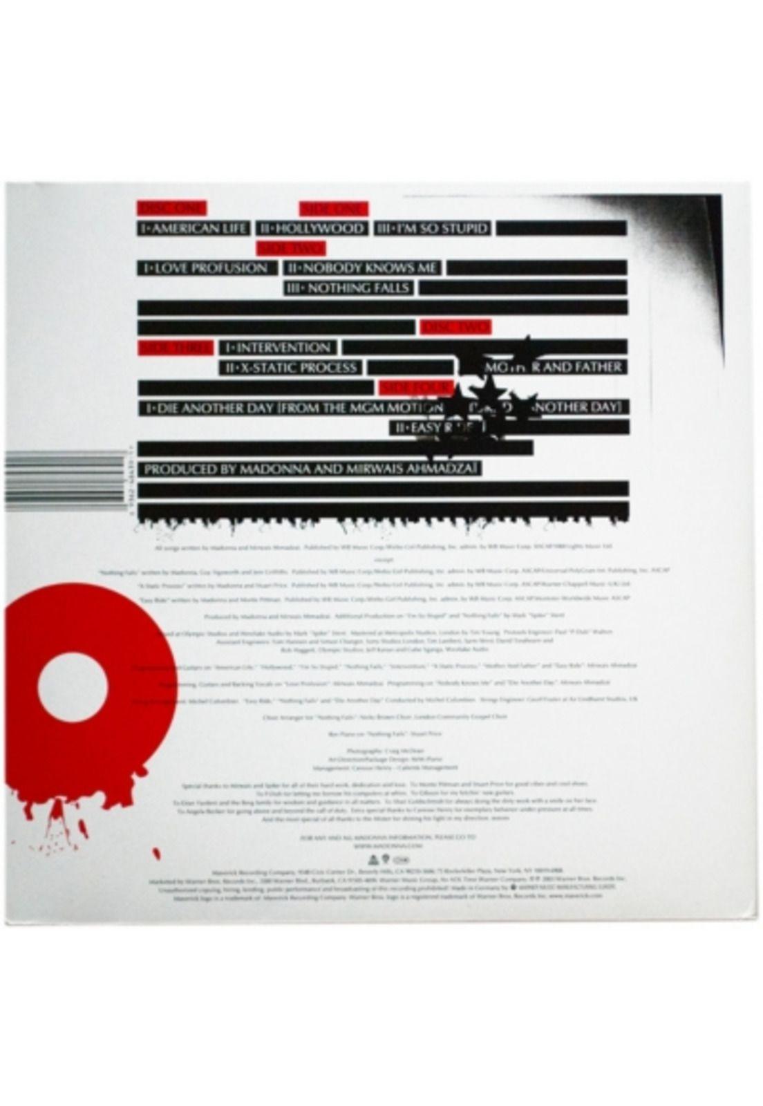 MADONNA - AMERICAN LIFE 2LP-1