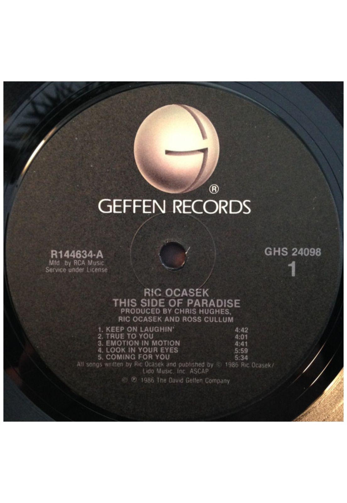 RIC OCASEK - THIS SIDE OF PARADISE (VDE-NUEVO/SELLADO) | VINILO USADO-2