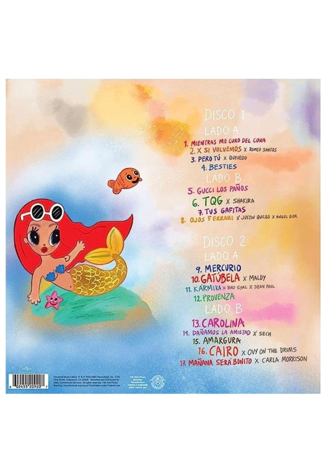 KAROL G - MAÑANA SERA BONITO (2LP) (CLEAR VINYL) | VINILO-1