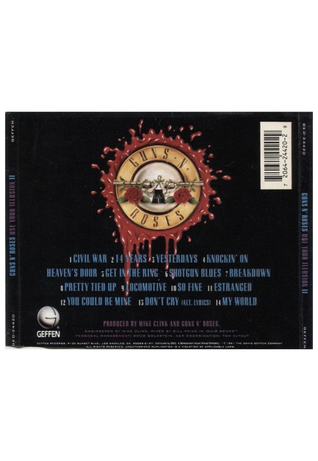 GUN 'N ROSES - USE YOUR ILLUSION II | CD USADO-1