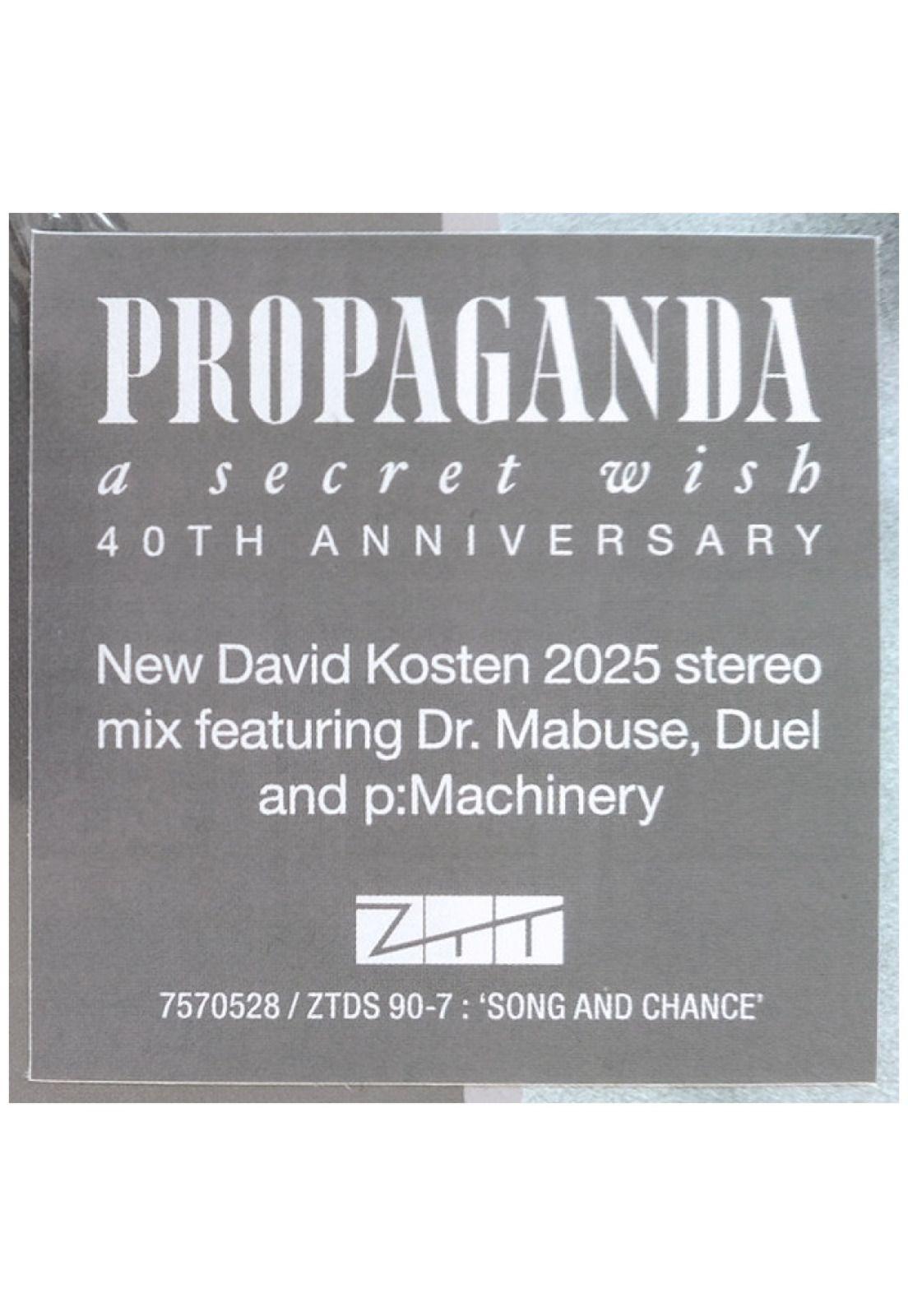 PROPAGANDA - A SECRET WISH | VINILO-8