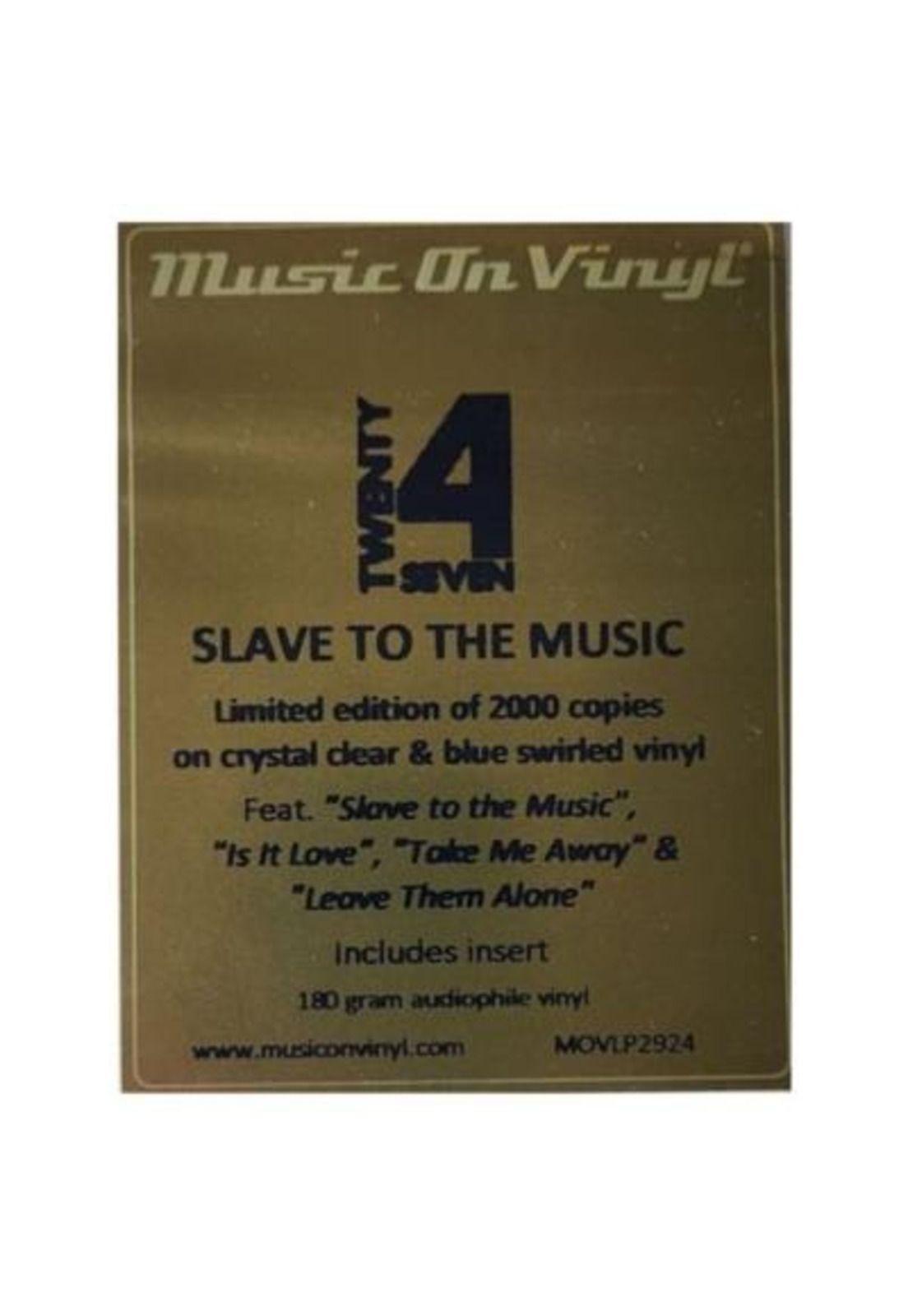 TWENTY 4 SEVEN - SLAVE TO THE MUSIC (BLUE CLEAR VINYL) | VINILO-2