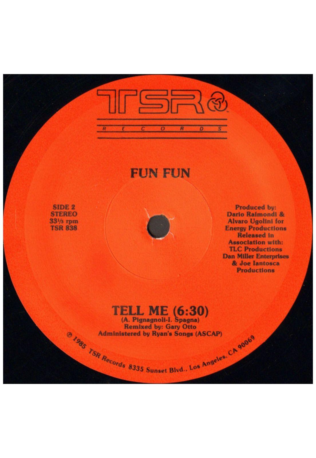 FUN FUN - GIVE ME YOUR LOVE | 12" MAXI SINGLE VINILO USADO-3