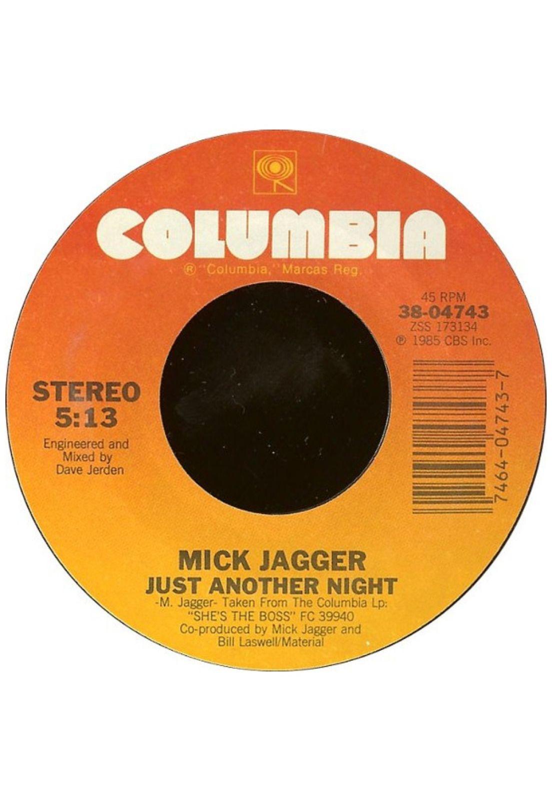 MICK JAGGER - JUST ANOTHER NIGHT | 7" SINGLE USADO-2