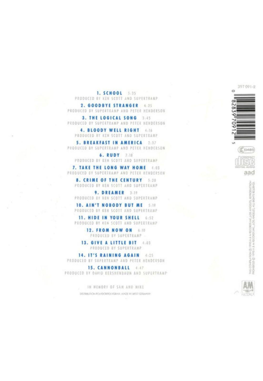SUPERTRAMP - THE VERY BEST | CD-1