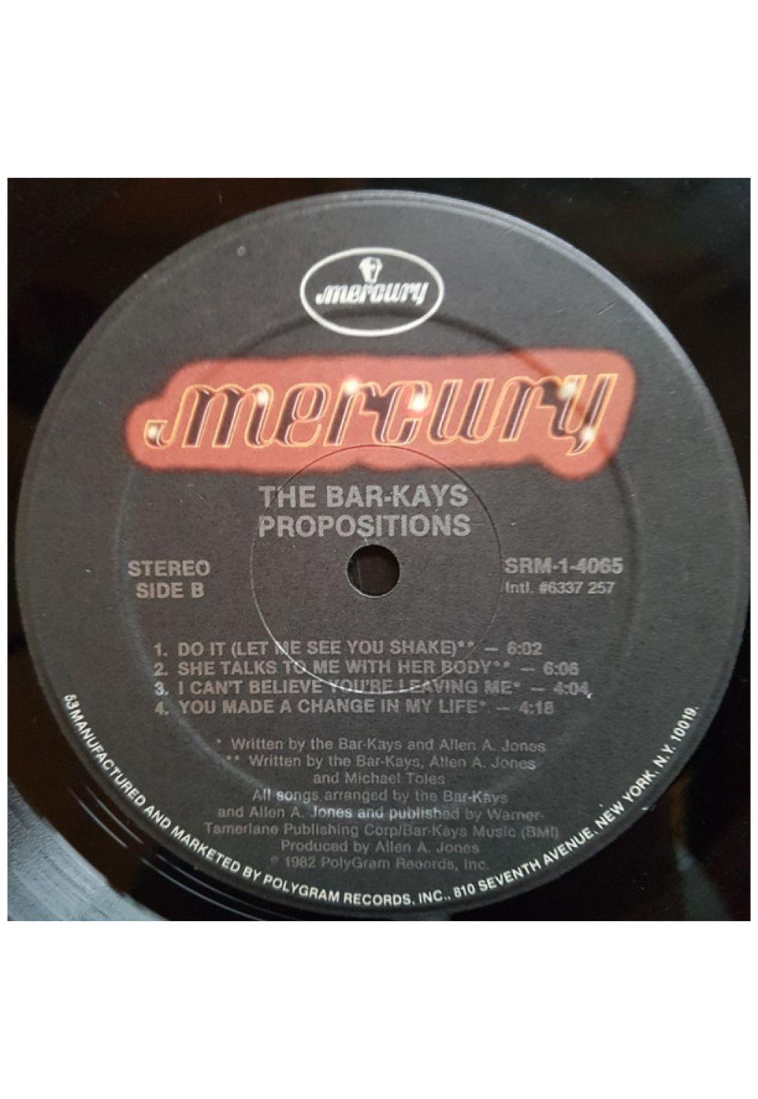 BAR-KAYS - PROPOSITIONS | 7" SINGLE USADO-4