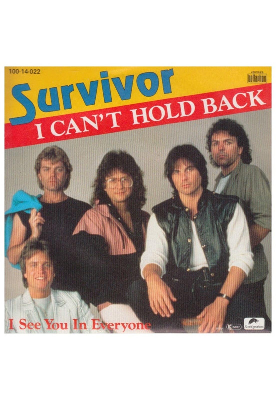 SURVIVOR - I CAN´T HOLD BACK | 7" SINGLE USADO-0