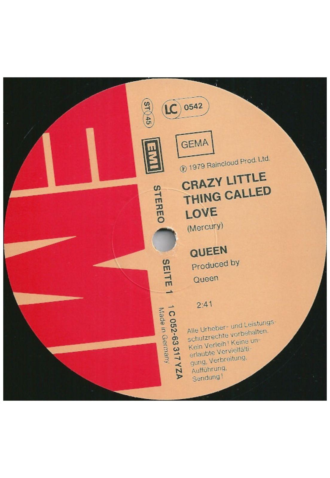 QUEEN - CRAZY LITTLE THING CALLED LOVE | 12" MAXI SINGLE VINILO USADO-2