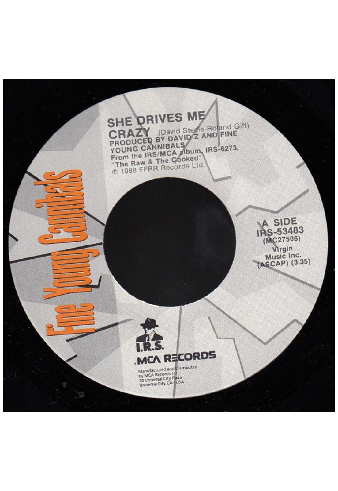 FINE YOUNG CANNBALS - SHE DRIVES ME CRAZY | 7" SINGLE USADO-2