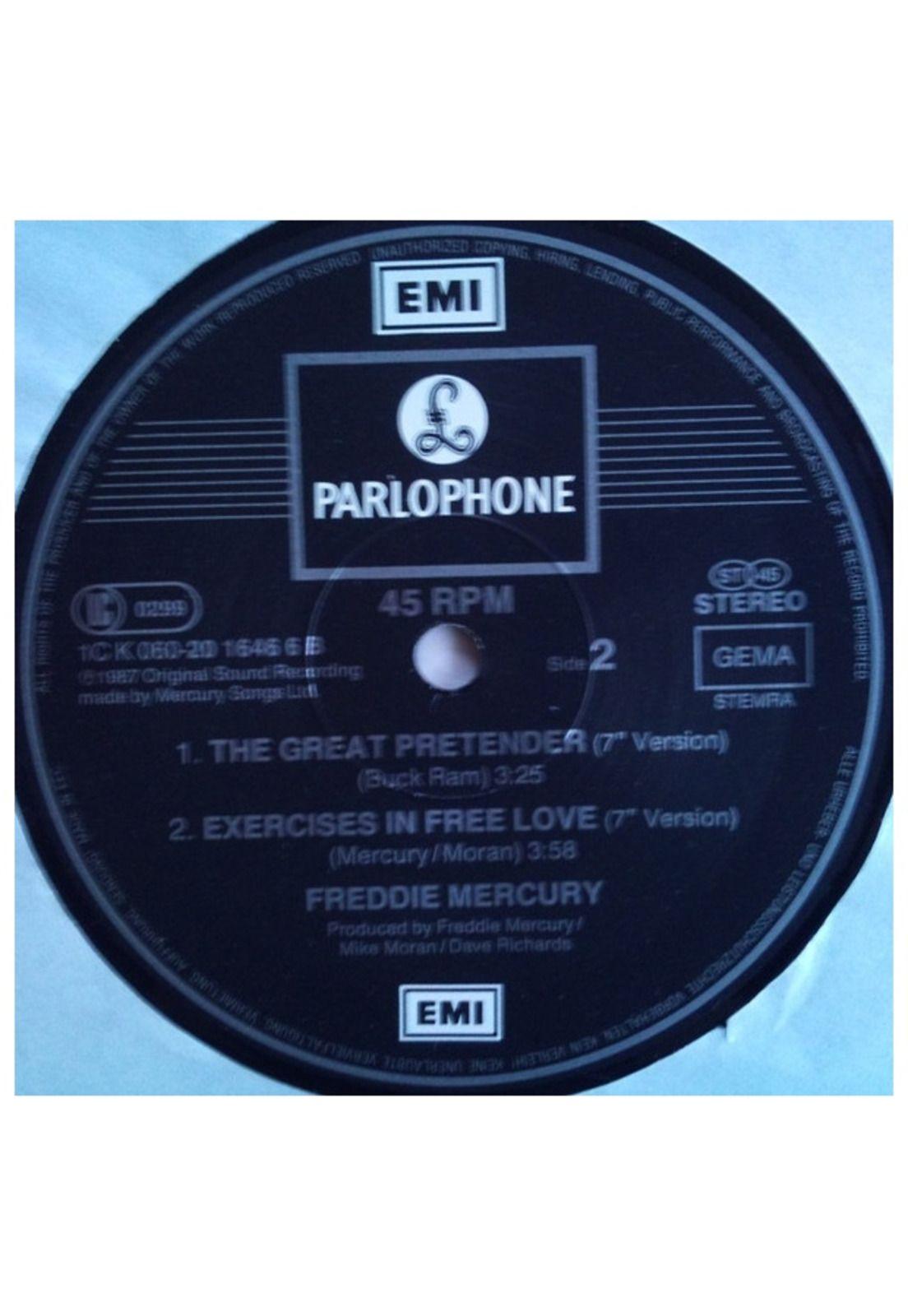 FREDDIE MERCURY - THE GREAT PRETENDER | 12" MAXI SINGLE USADO-3