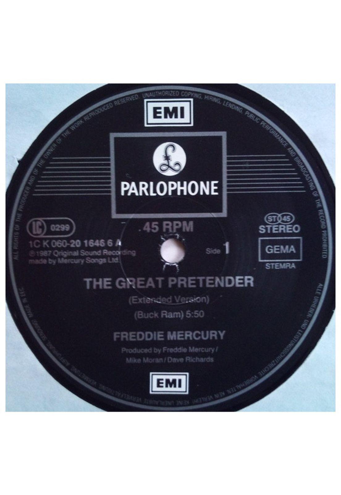 FREDDIE MERCURY - THE GREAT PRETENDER | 12" MAXI SINGLE USADO-4