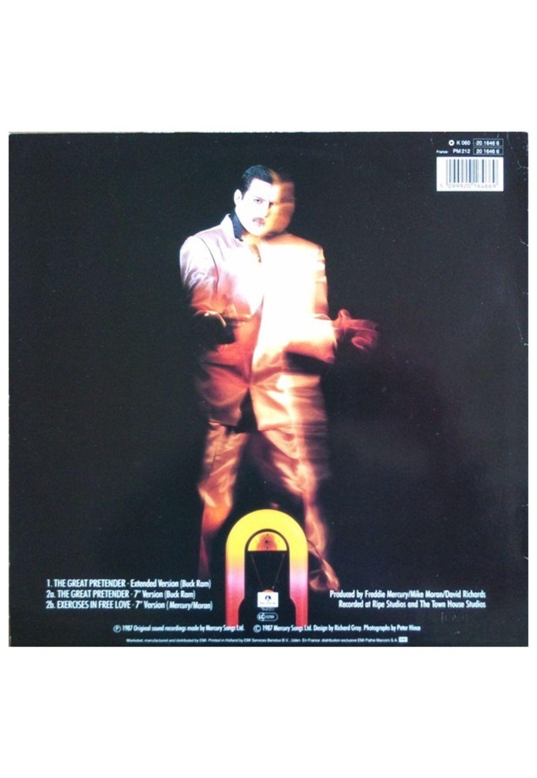 FREDDIE MERCURY - THE GREAT PRETENDER | 12" MAXI SINGLE USADO-5