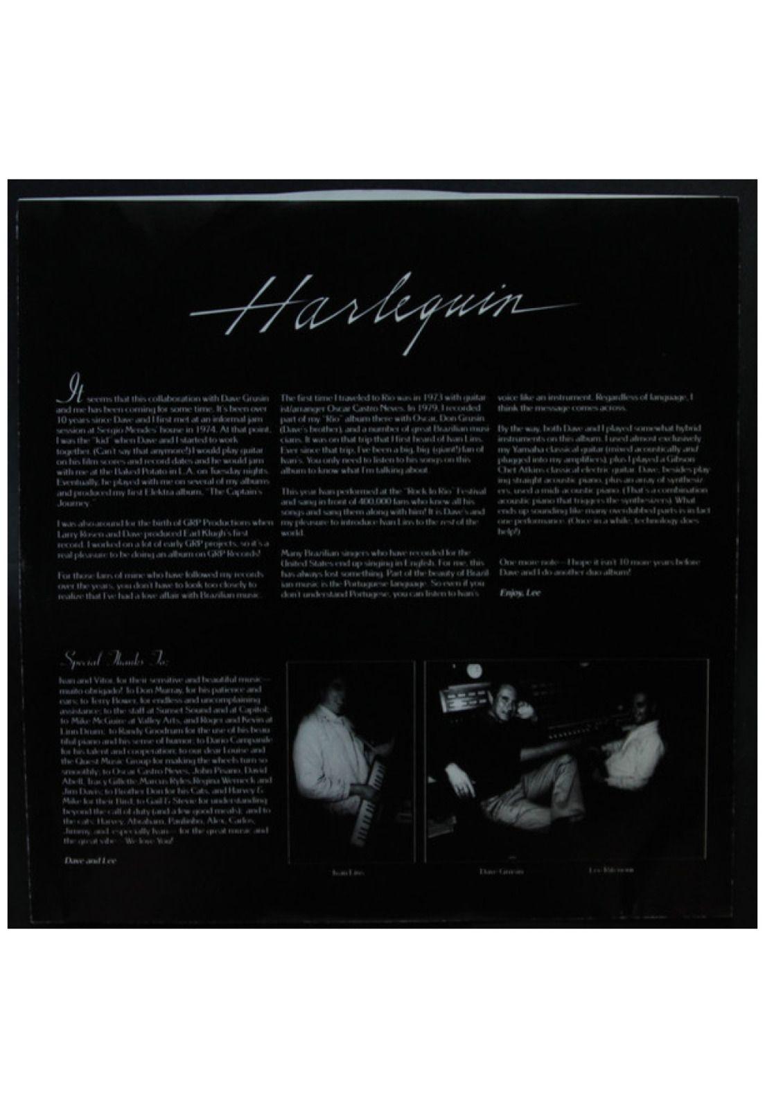 DAVE GRUSIN & LEE RITENOUR - HARLEQUIN (VDE-NUEVO/SELLADO) | VINILO-3