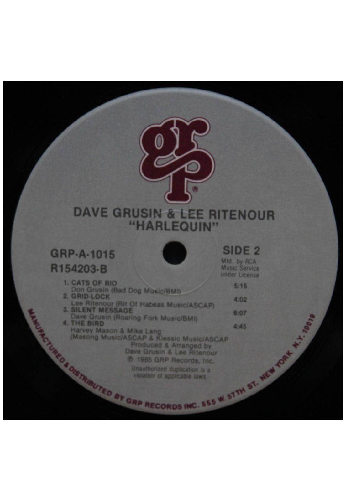 DAVE GRUSIN & LEE RITENOUR - HARLEQUIN (VDE-NUEVO/SELLADO) | VINILO-5