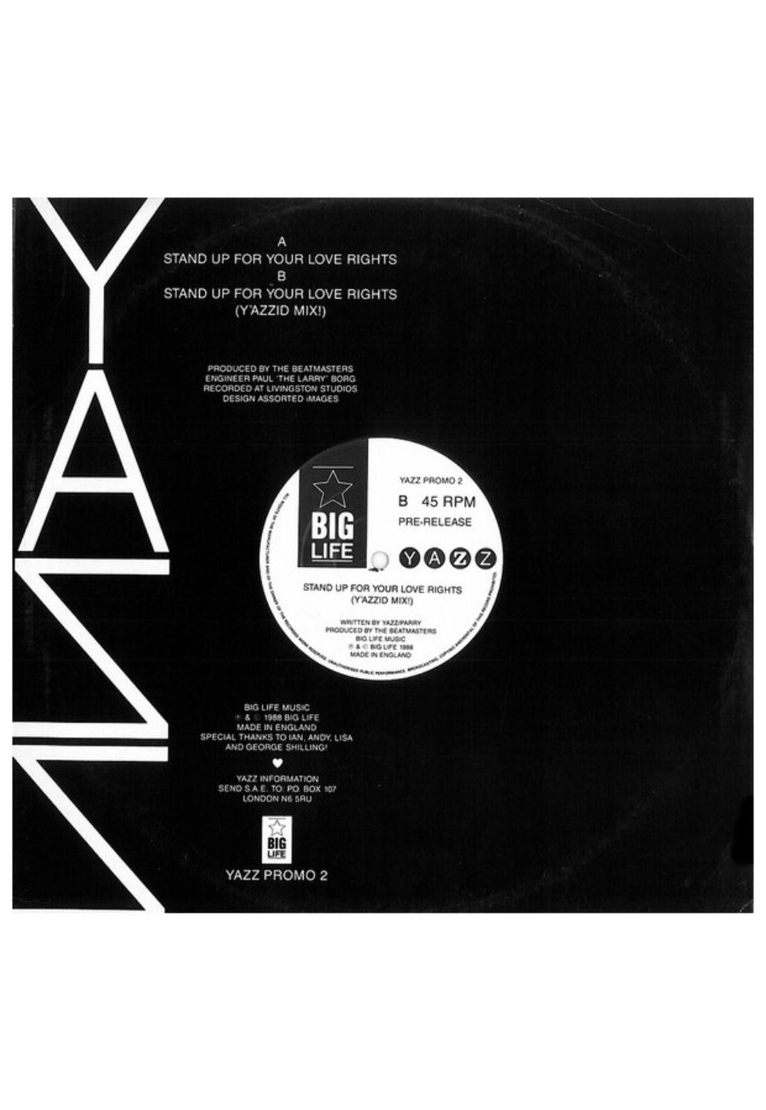 YAZZ - STAND UP FOR YOUR LOVE RIGHTS | 12" MAXI SINGLE VINILO USADO-1