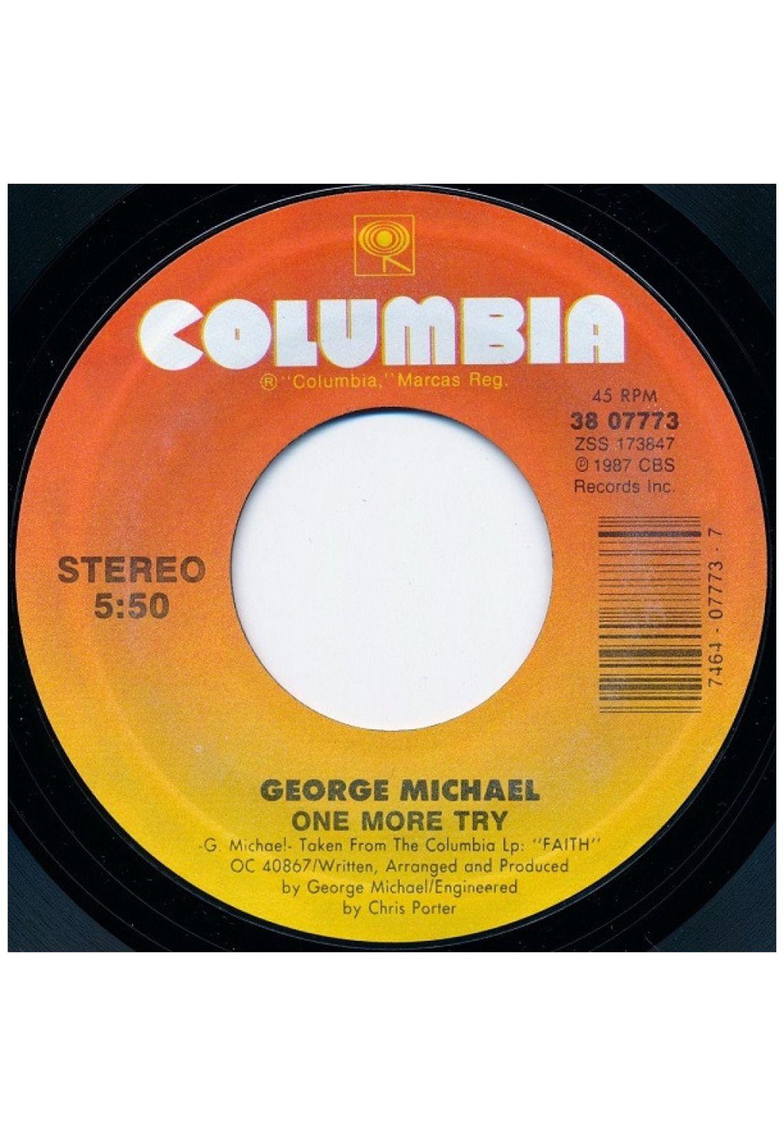 GEORGE MICHAEL - ONE MORE TRY | 7" SINGLE USADO-2