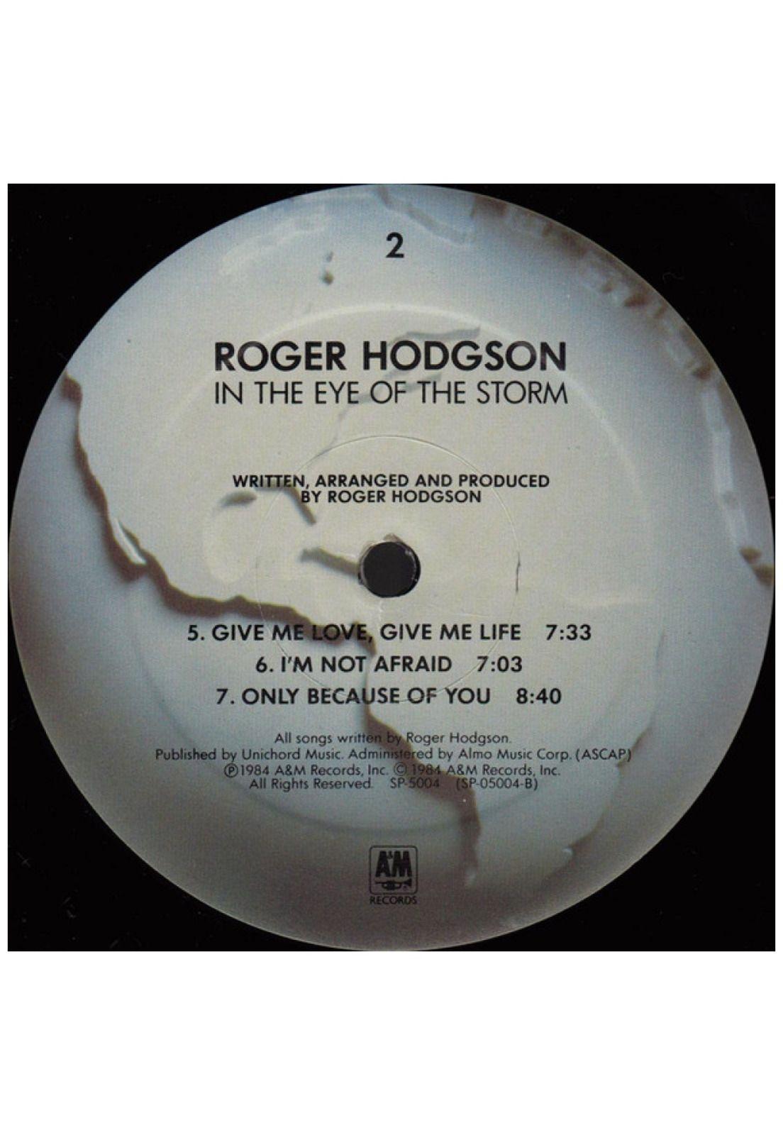 ROGER HODGSON - IN THE EYE OF THE STORM | VINILO USADO-3