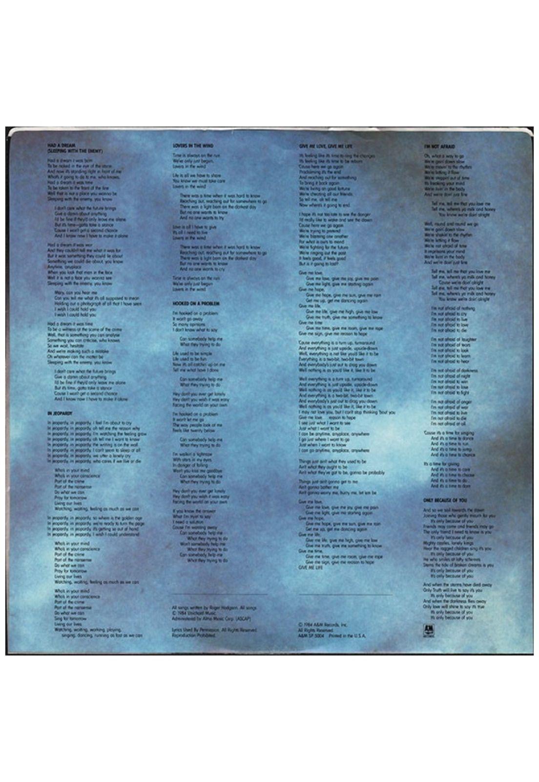ROGER HODGSON - IN THE EYE OF THE STORM | VINILO USADO-5