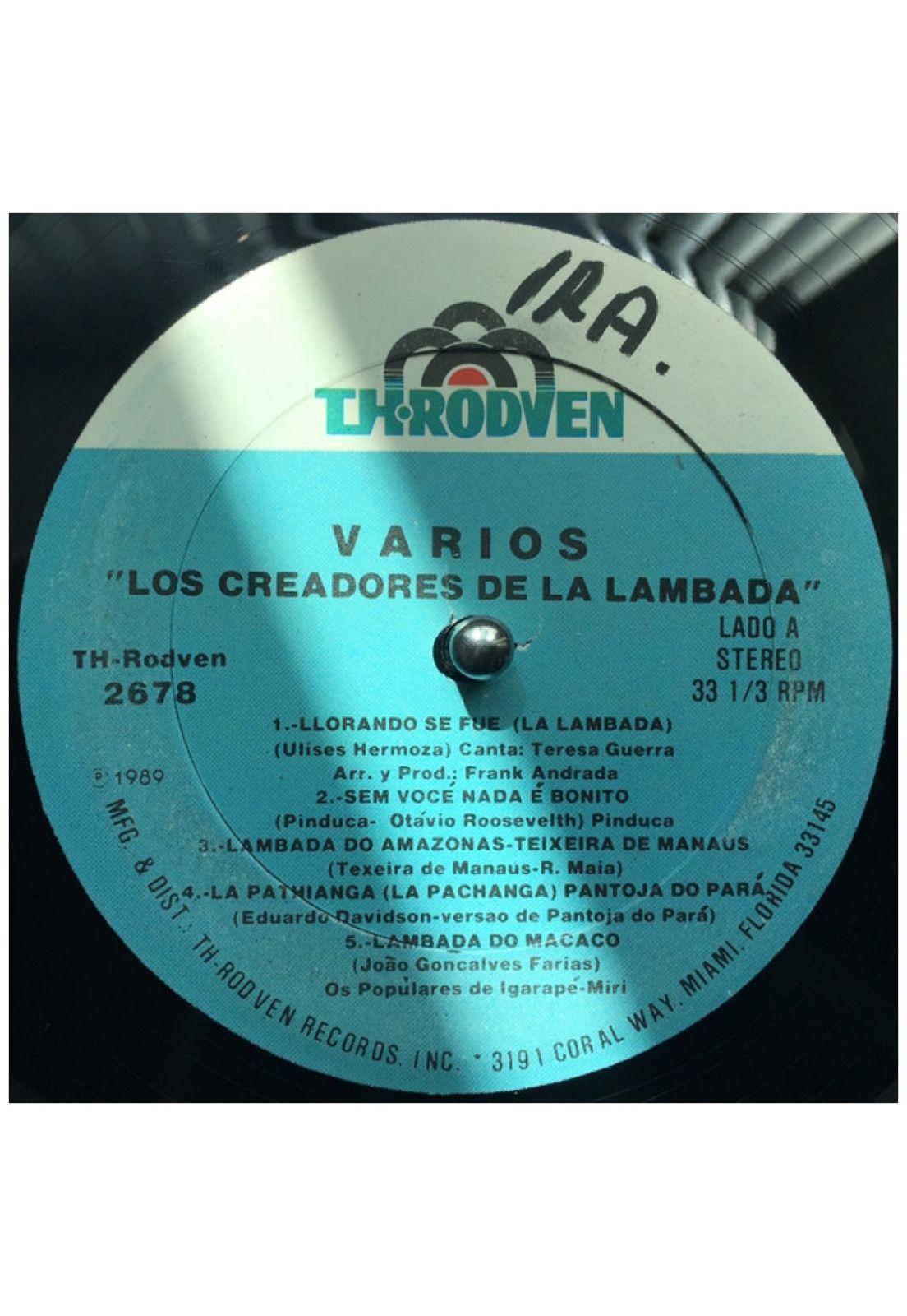 LAMBADA - LLORANDO SE FUE (VERSION EN ESPAÑOL) | VINILO USADO-2