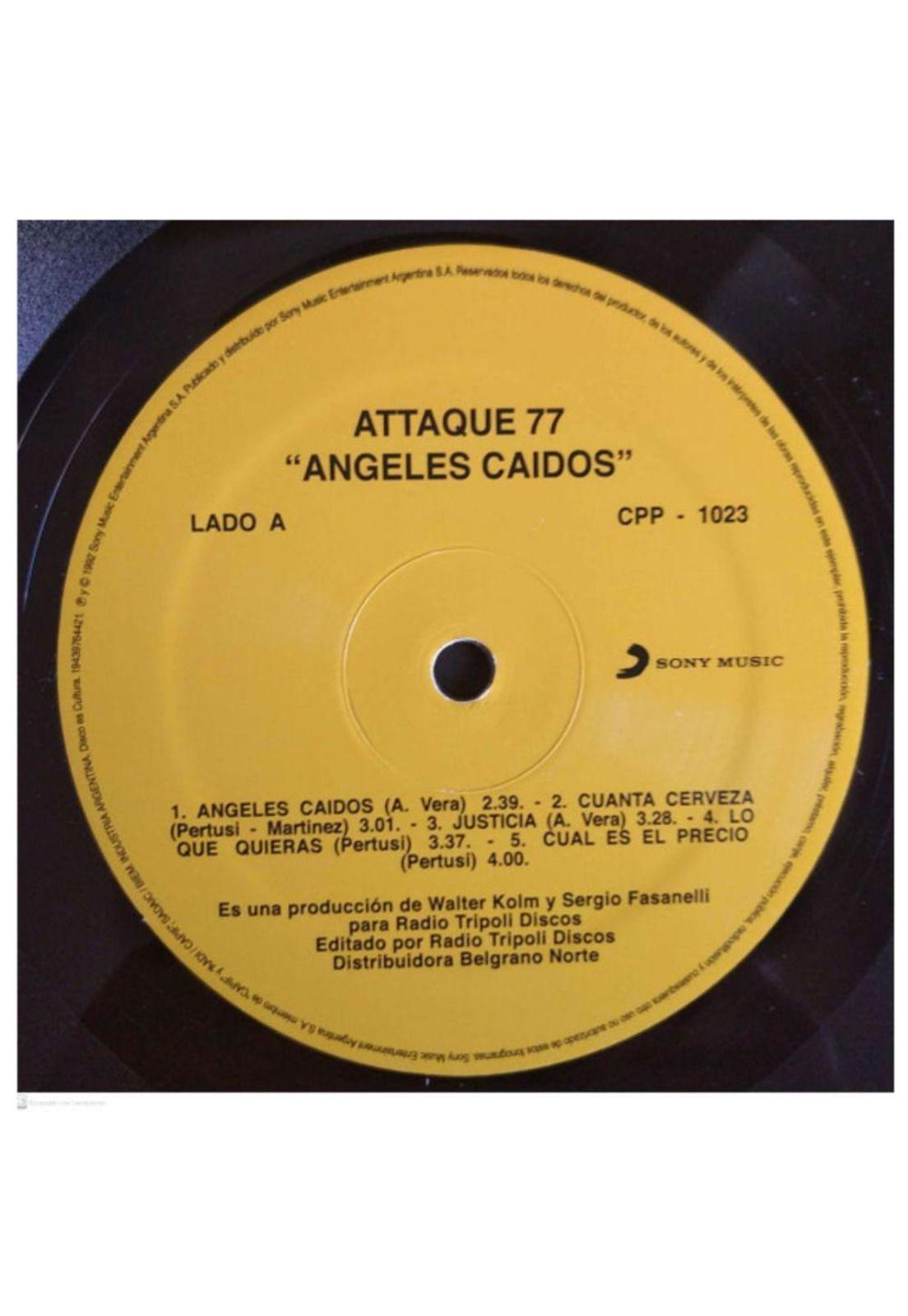 ATTAQUE 77 - ANGELES CAIDOS |  VINILO-3