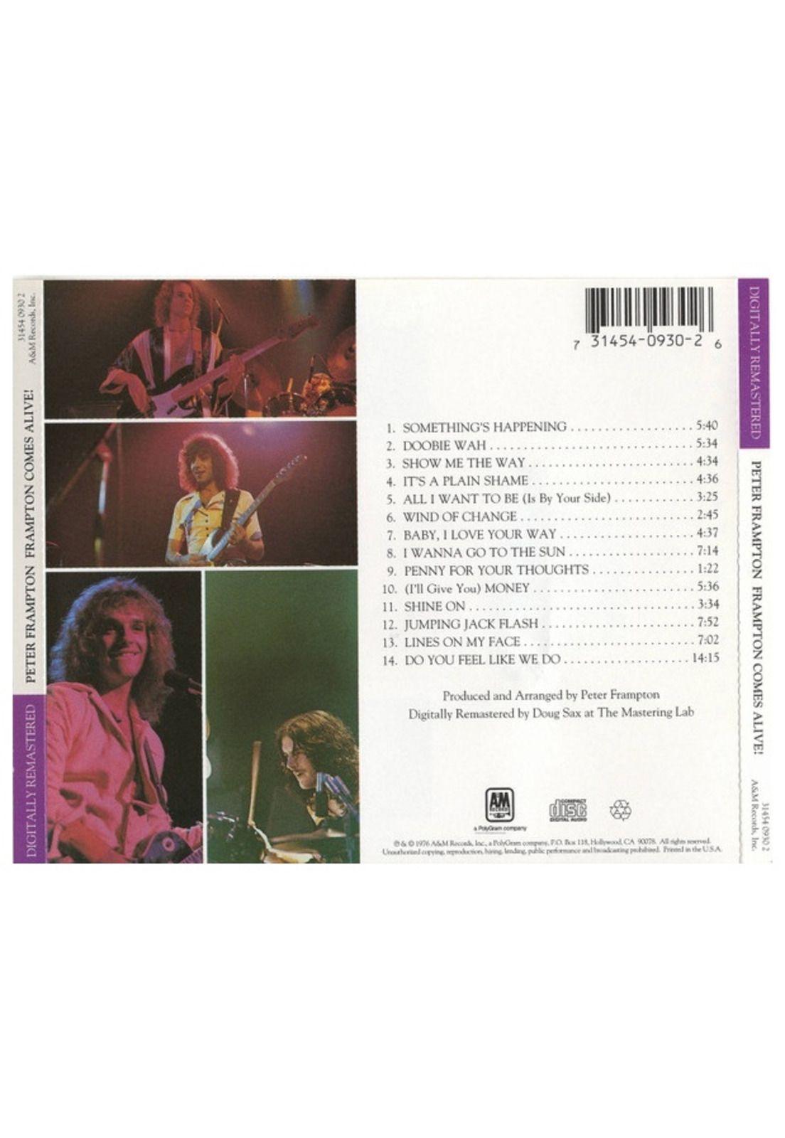 PETER FRAMPTON - FRAMPTON COMES ALIVE | CD-1