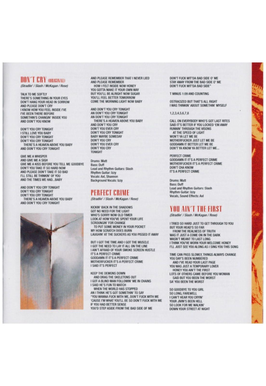 GUNS 'N ROSES - USE YOUR ILLUSION I | CD-6