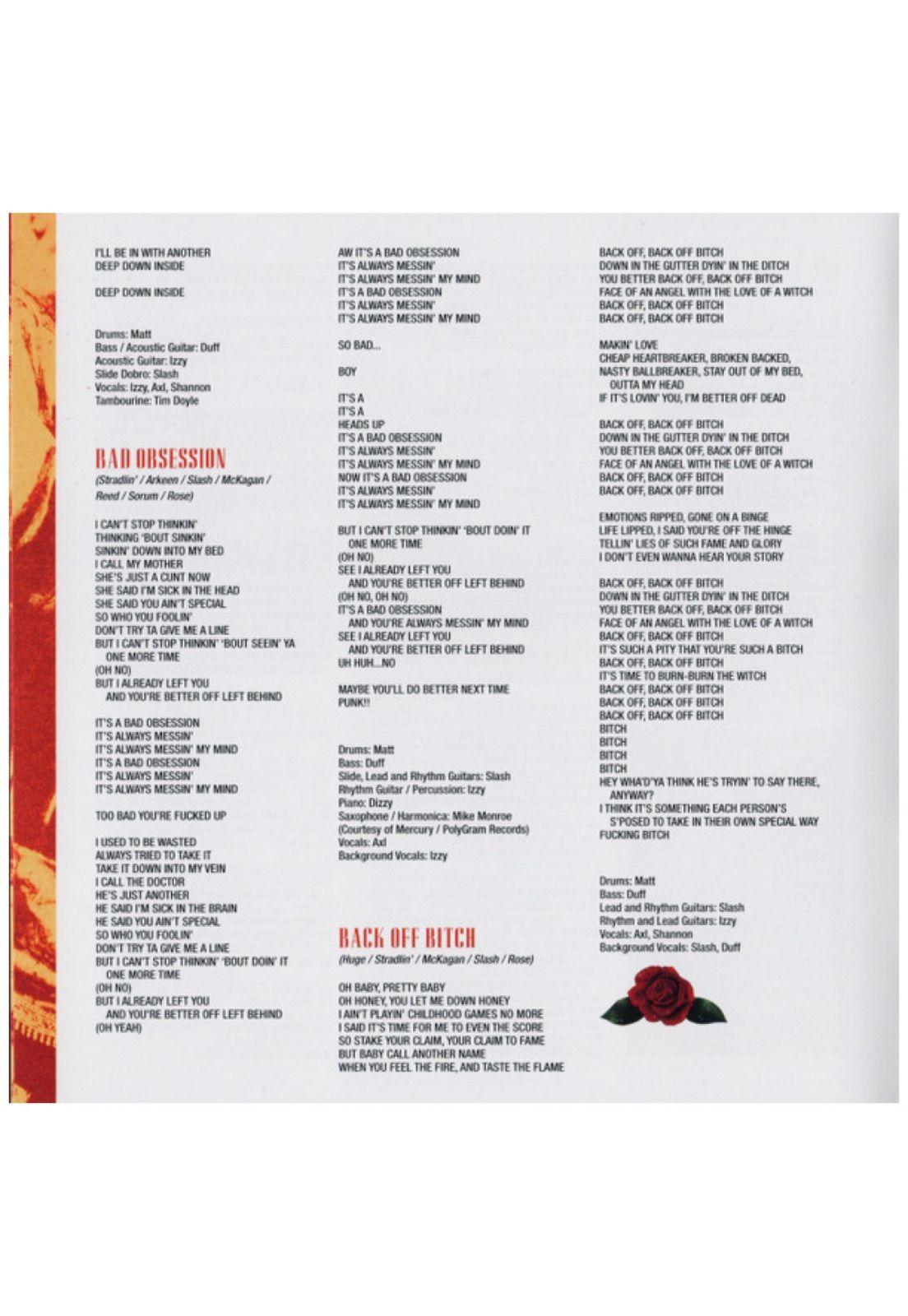 GUNS 'N ROSES - USE YOUR ILLUSION I | CD-7