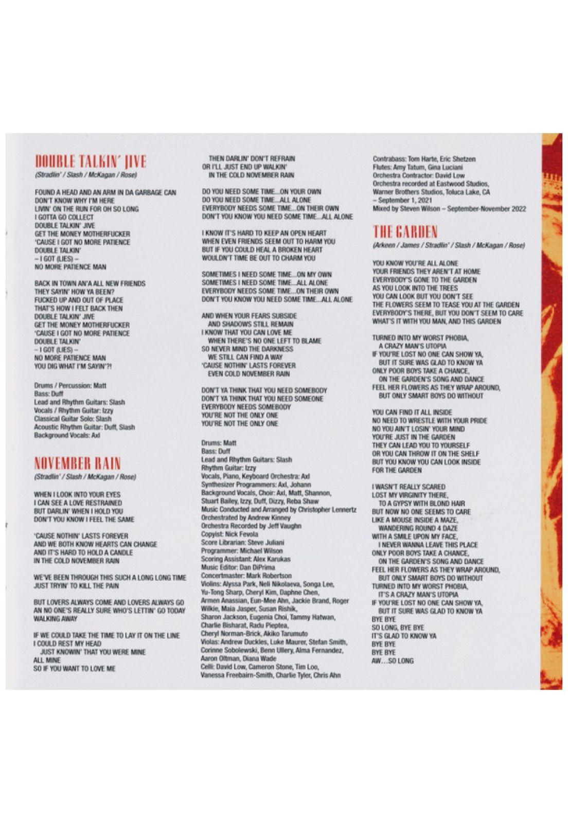 GUNS 'N ROSES - USE YOUR ILLUSION I | CD-8