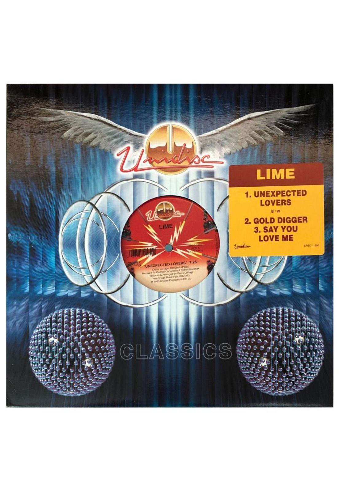 LIME - UNEXPECTED LOVERS | 12" MAXI SINGLE VINILO-0