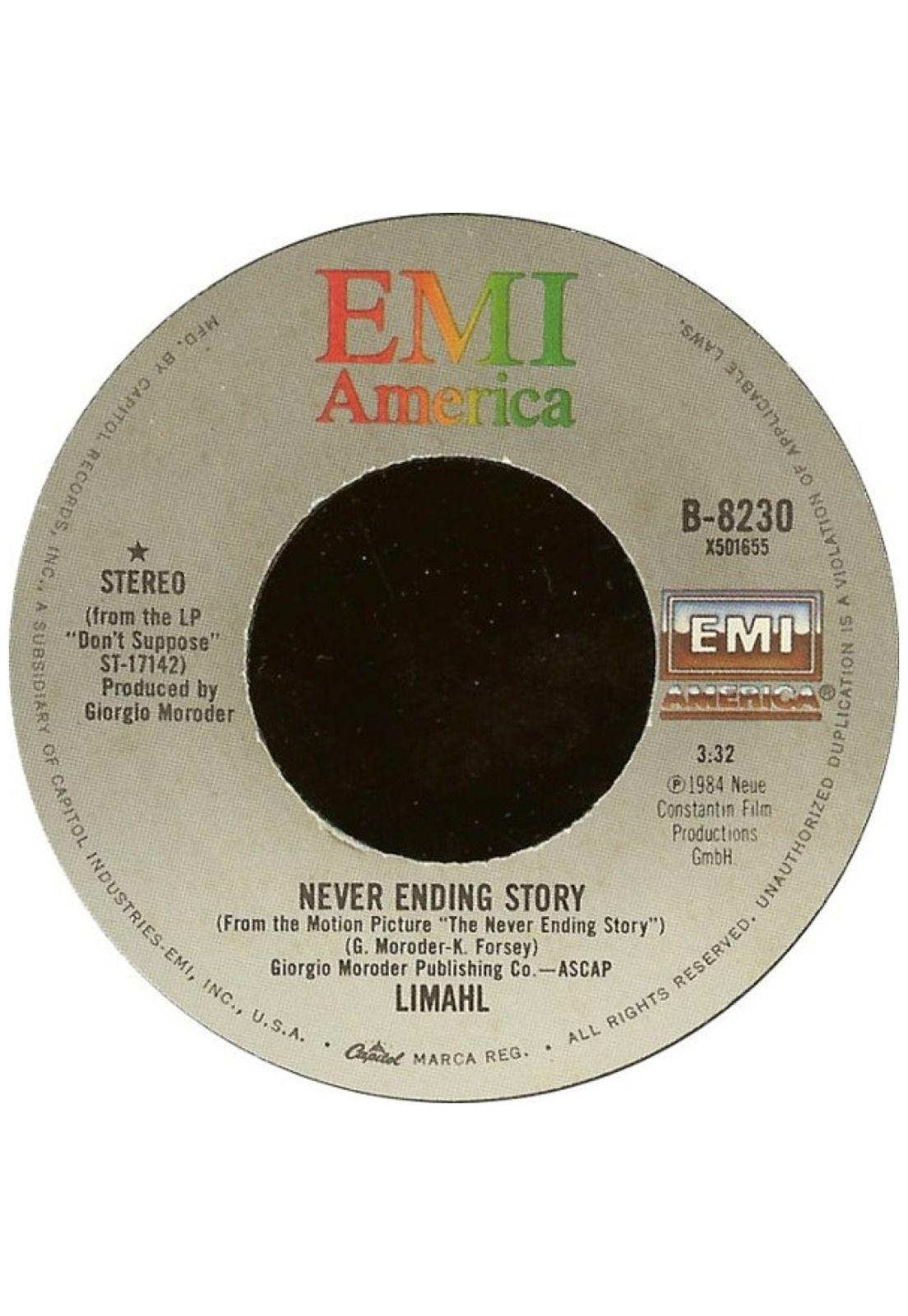 LIMAHL - THE NEVERENDING STORY | 7" SINGLE USADO-2