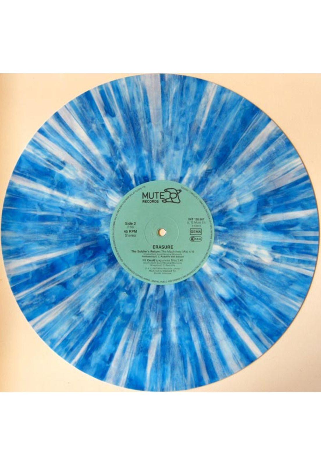 ERASURE - VICTIMS OF LOVE (BLUE VYNIL) | 12" MAXI SINGLE USADO-4
