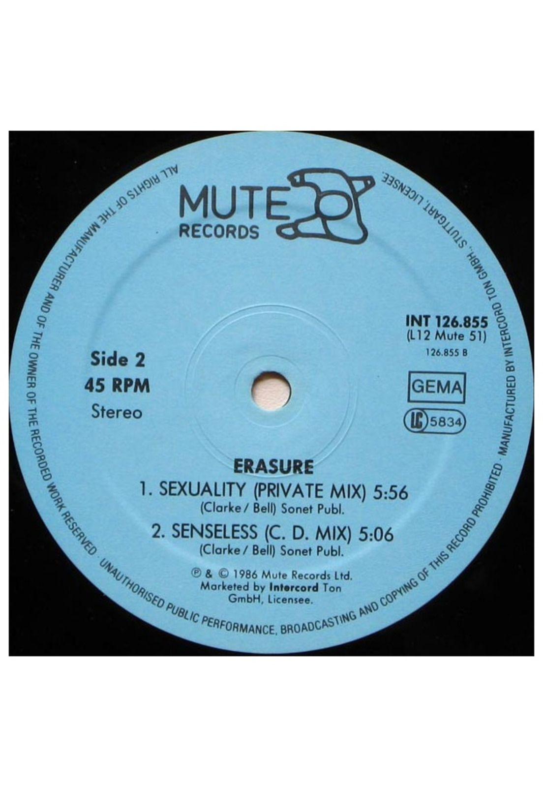 ERASURE - SOMETIMES(SHIVER MIX) | 12" MAXI SINGLE USADO-3