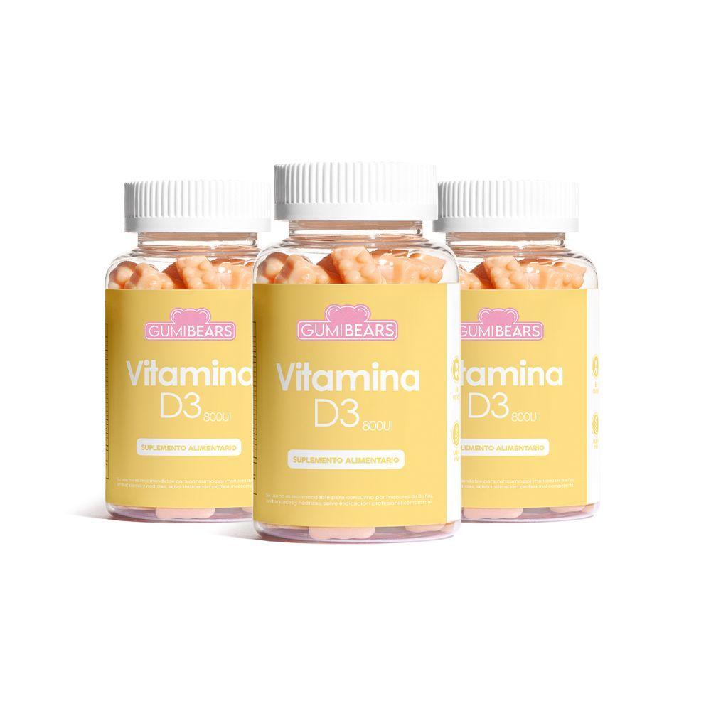 Pack Vitamina D3 tratamiento 3meses - GumiBears-1