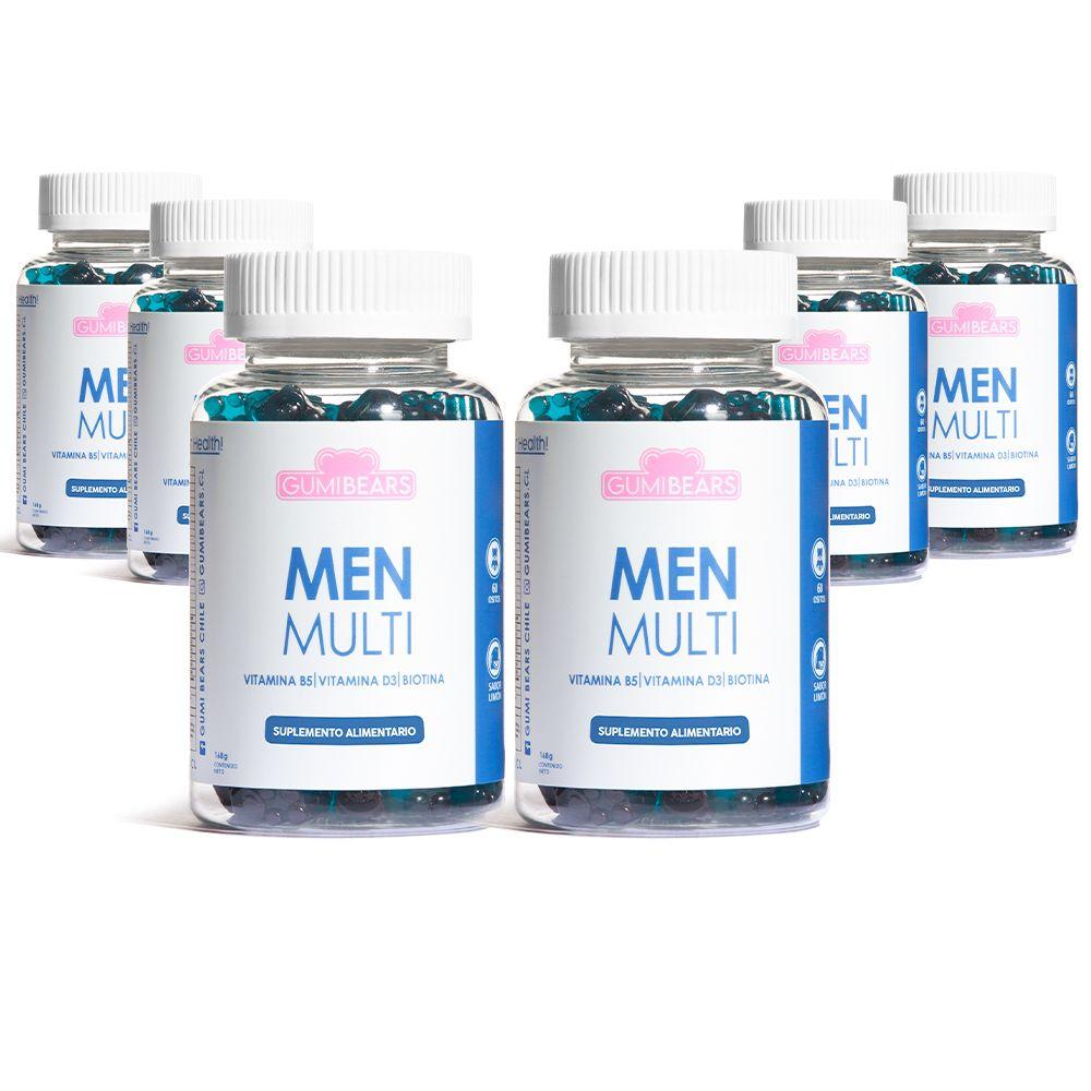 Pack Vitamina Men Multi Biotina 6 meses - GumiBears-0