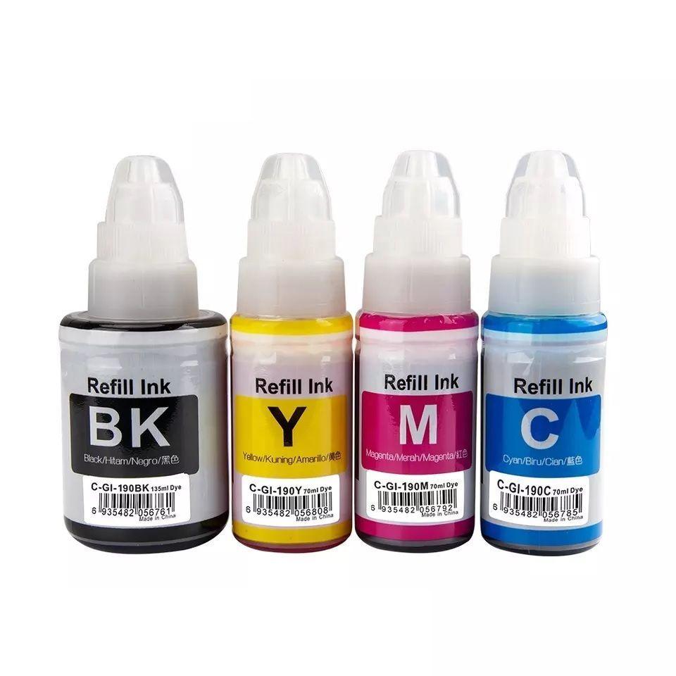 Tinta GI190 Pack 4 Colores Compatible con G2110 G3110 G4110-0