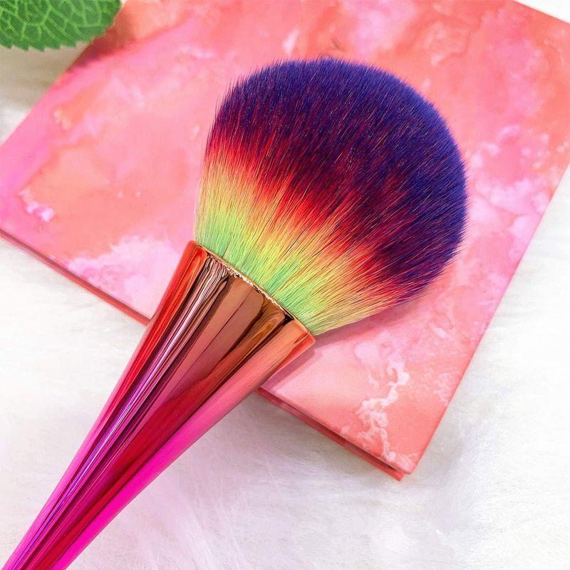 Brocha Pincel Para Maquillaje Profesional Uñas Rostro Polvos Rubor-3
