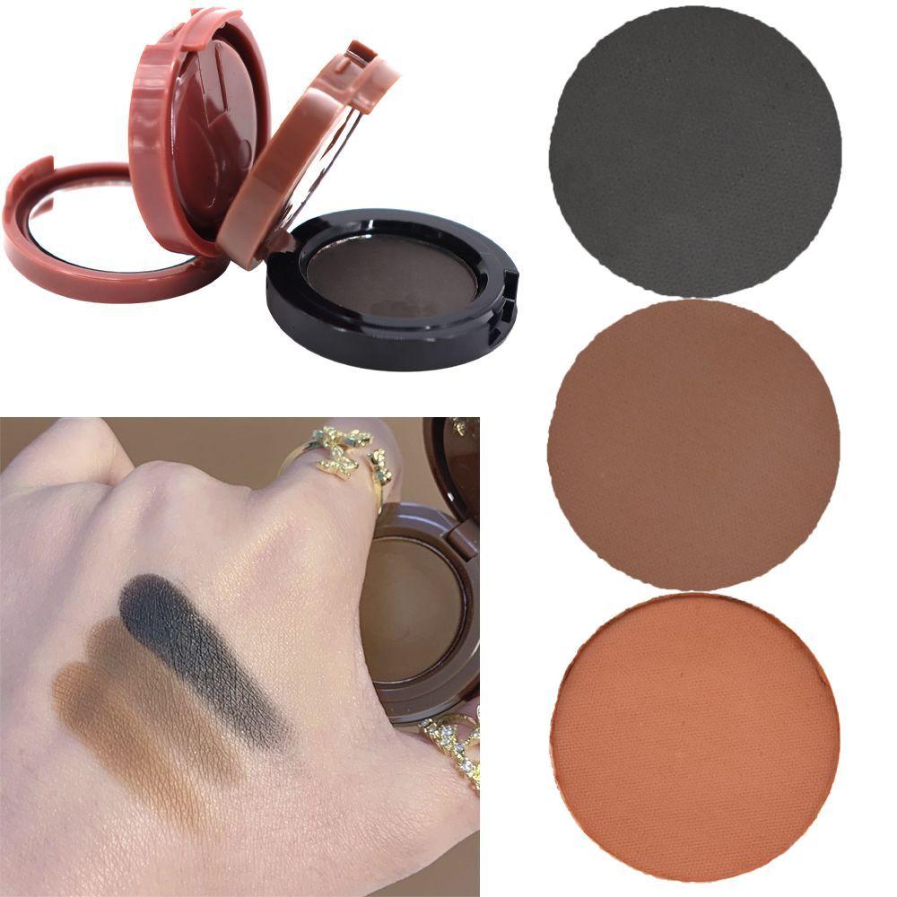 Paleta De Polvo Cejas 3 Colores Maquillaje Waterproof Espejo-5