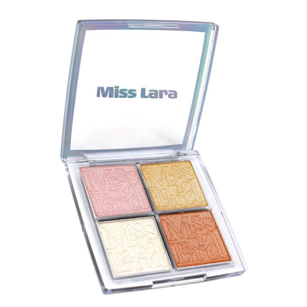 Paleta Iluminador 4 Tonos En Polvo Glow Maquillaje Rostro-1