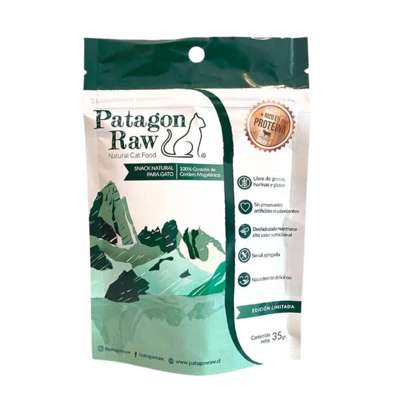Patagon Raw Snack 100% Cordero Magallánico para Gatos-0